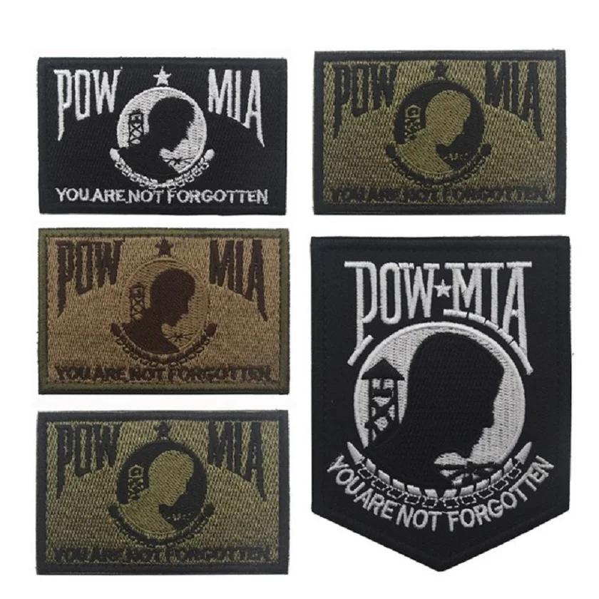 POW MIA вы не забываете о ветеранах бывший в армейском стиле военный щит герой
