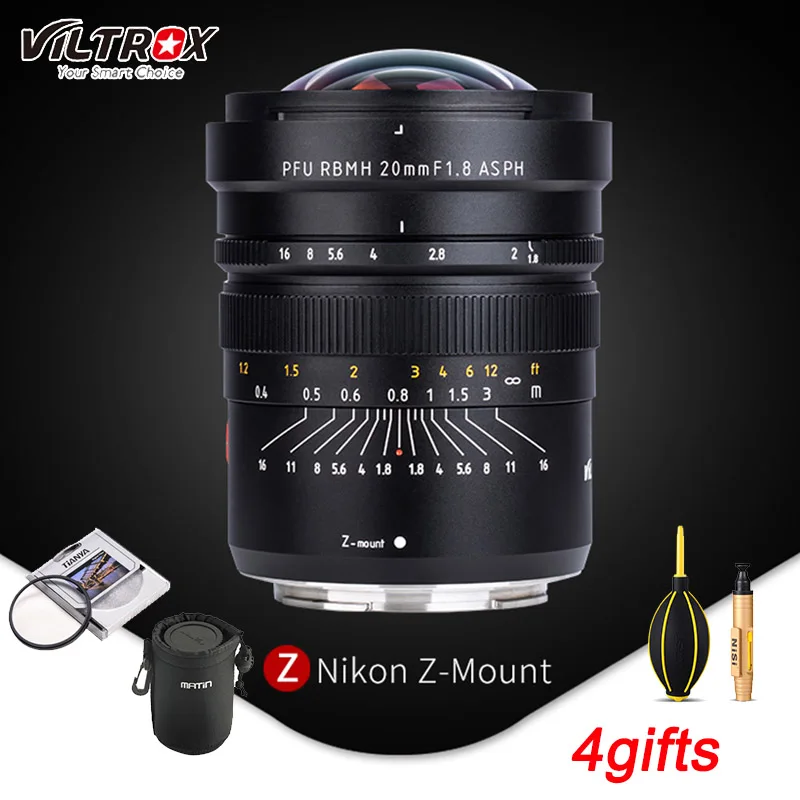 Объектив Viltrox 20 мм F1.8 для камеры Nikon с креплением Z Z6 Z7 Полнокадровый широкоугольный объектив с ручной фокусировкой
Объектив Viltrox 20 мм F1.8 для камеры Nikon с креплением Z Z6 Z7 Полнокадровый широкоугольный объектив с ручной фокусировкой