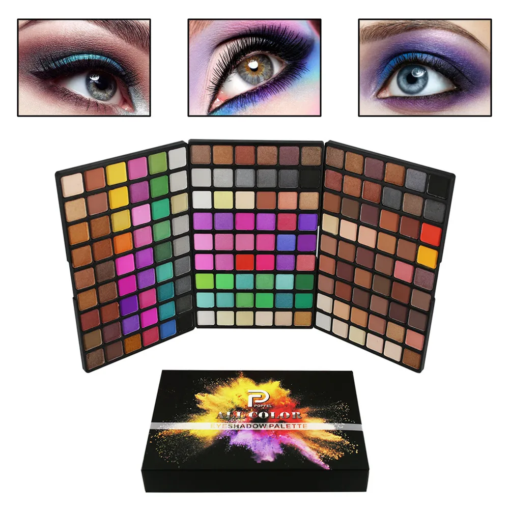 162 Colors Cosmetic Powder Eyeshadow Palette Makeup Set Matt Available Pigment Glitter Cosmetic Beauty Anne#g50US
162 Colors Cosmetic Powder Eyeshadow Palette Makeup Set Matt Available Pigment Glitter Cosmetic Beauty Anne#g50US