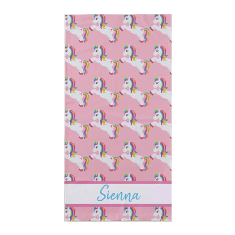 Girly Pink Rainbow Custom Unicorn Bathroom Beach Towel Colorful Peronalised Unicorn Towels for Girl Swimming Spa Lightweight 140
Girly Pink Rainbow Custom Unicorn Bathroom Beach Towel Colorful Peronalised Unicorn Towels for Girl Swimming Spa Lightweight 140
