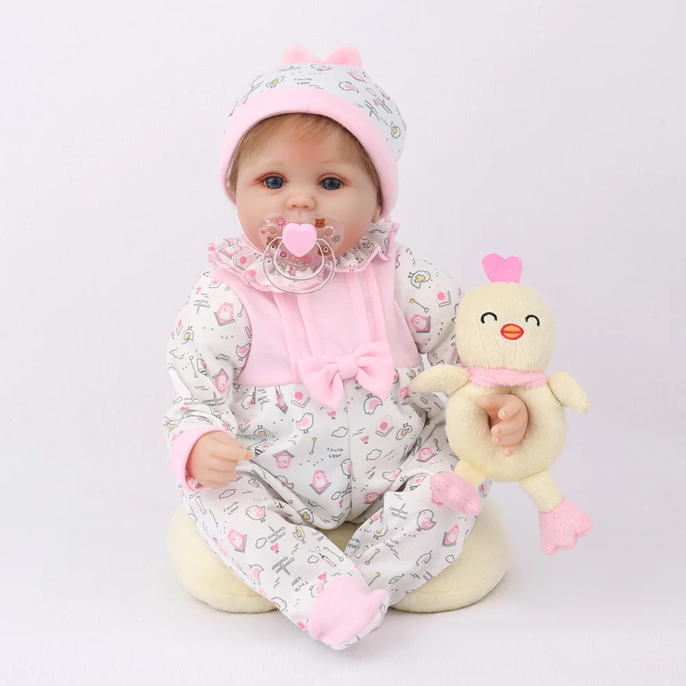 16 inch bebes reborn doll adorable Handmade Silicone reborn baby toy lol Lifelike toddler Bonecas girl kid menina de KAYDORA
16 inch bebes reborn doll adorable Handmade Silicone reborn baby toy lol Lifelike toddler Bonecas girl kid menina de KAYDORA