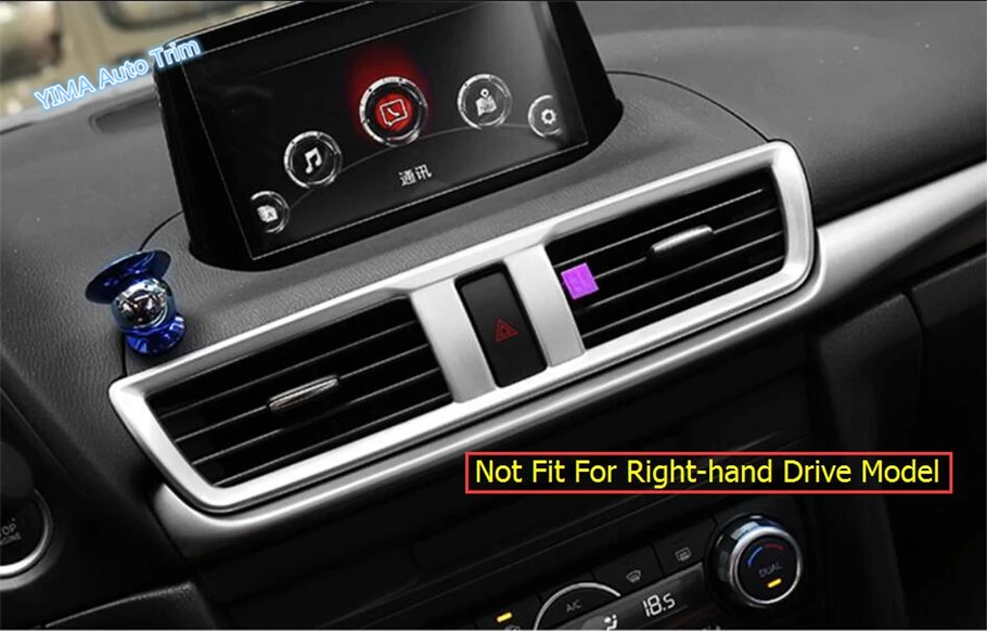 Lapetus For Mazda 3 AXELA Hatchback Sedan 2017 2018 ABS High Quality Central Air Conditioning AC Outlet Vent Frame Cover Trim
Lapetus For Mazda 3 AXELA Hatchback Sedan 2017 2018 ABS High Quality Central Air Conditioning AC Outlet Vent Frame Cover Trim
