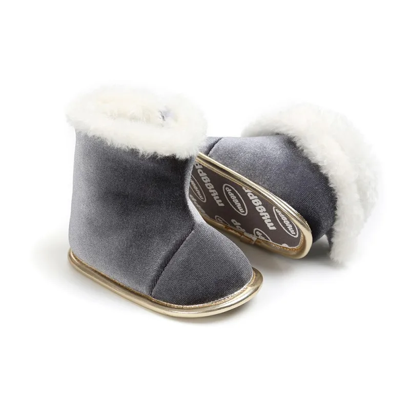 Winter Infant Baby Boys Girls Cotton Boots 3 Color Casual Solid Color Velet Comfortable Warm High Quality New Faux Fur Booties
Winter Infant Baby Boys Girls Cotton Boots 3 Color Casual Solid Color Velet Comfortable Warm High Quality New Faux Fur Booties