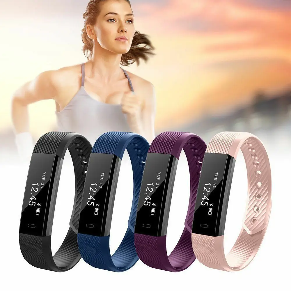 Smart Bluetooth Step Counter Activity Tracker Fitness Pedometer ID115 Bluetooth Smart Bracelet
Smart Bluetooth Step Counter Activity Tracker Fitness Pedometer ID115 Bluetooth Smart Bracelet