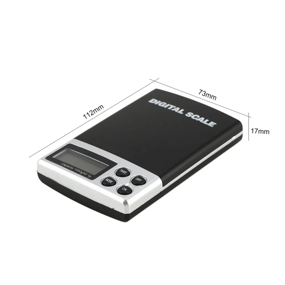 Мини цифровые карманные весы 1000 г 0 1 точность g/ozt/dwt/ct/oz/gn для кухонных ювелирных