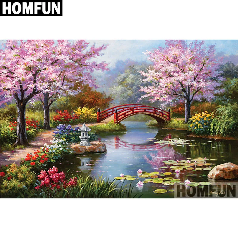 HOMFUN Diamond Painting "River Bridge" DIY 5D Diamond Embroidery Sale Full Set Rhinestone Cross Stitch Home Decor A06392
HOMFUN Diamond Painting "River Bridge" DIY 5D Diamond Embroidery Sale Full Set Rhinestone Cross Stitch Home Decor A06392