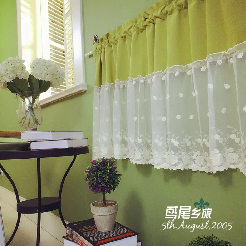 Free shipping Solid Lace Hollow beautiful coffee curtain short kitchen curtains for living room bedroom 130*60cm
Free shipping Solid Lace Hollow beautiful coffee curtain short kitchen curtains for living room bedroom 130*60cm