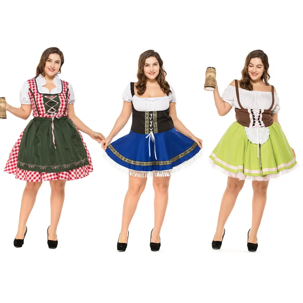 Немецкая австрийская Баварская традиционная Dirndl Платье Октоберфест Костюм пивной горничной нарядное платье на Хэллоуин сексуальный коспл...
Немецкая австрийская Баварская традиционная Dirndl Платье Октоберфест Костюм пивной горничной нарядное платье на Хэллоуин сексуальный коспл...