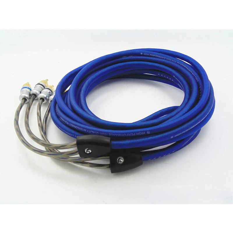 5m RCA audio cable Cable Converter amplifier subwoofer Blue oxygen-free copper High-grade
5m RCA audio cable Cable Converter amplifier subwoofer Blue oxygen-free copper High-grade