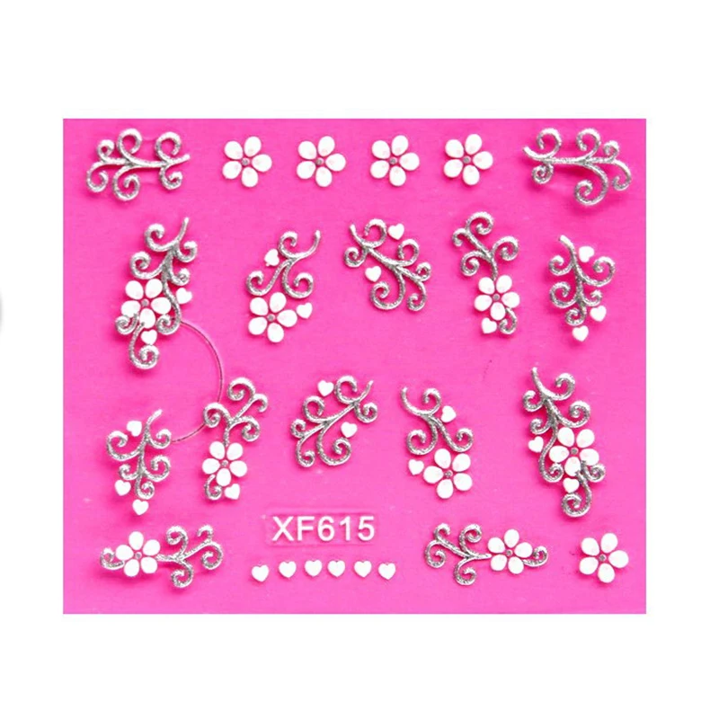 3D White Flower Design Water Transfer Nails Art Sticker Decals Manicure Tools Nail Wraps Decals XF615
3D White Flower Design Water Transfer Nails Art Sticker Decals Manicure Tools Nail Wraps Decals XF615