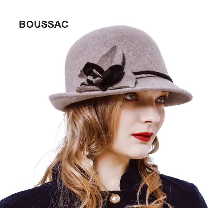 Fashion Fedora Hat Women Winter Australia Wool Fedoras Lady Church Hats Felt Flower Cloche Vintage Gorras Chapeu Feminino KNAH18
Fashion Fedora Hat Women Winter Australia Wool Fedoras Lady Church Hats Felt Flower Cloche Vintage Gorras Chapeu Feminino KNAH18