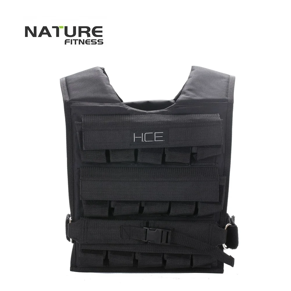 Регулируемый жилет черного цвета максимальная нагрузка 30 кг тренировочный для