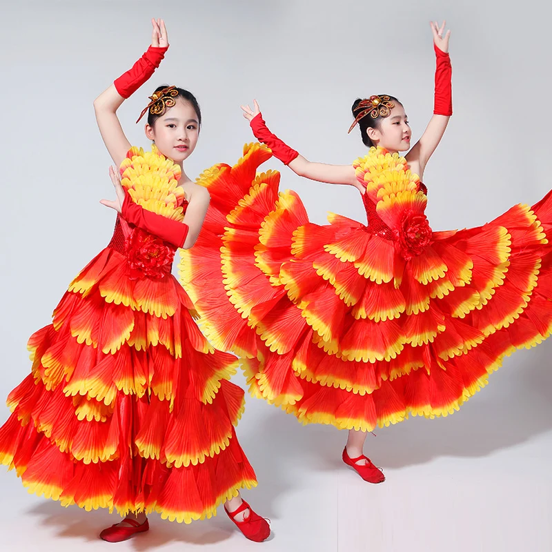 2019 Kids Spanish Dancer Costumes Flamenco Dancing Dresses Girl Elegant Performance Clothes Flamengo Ballroom Dance Dress DN3035
2019 Kids Spanish Dancer Costumes Flamenco Dancing Dresses Girl Elegant Performance Clothes Flamengo Ballroom Dance Dress DN3035