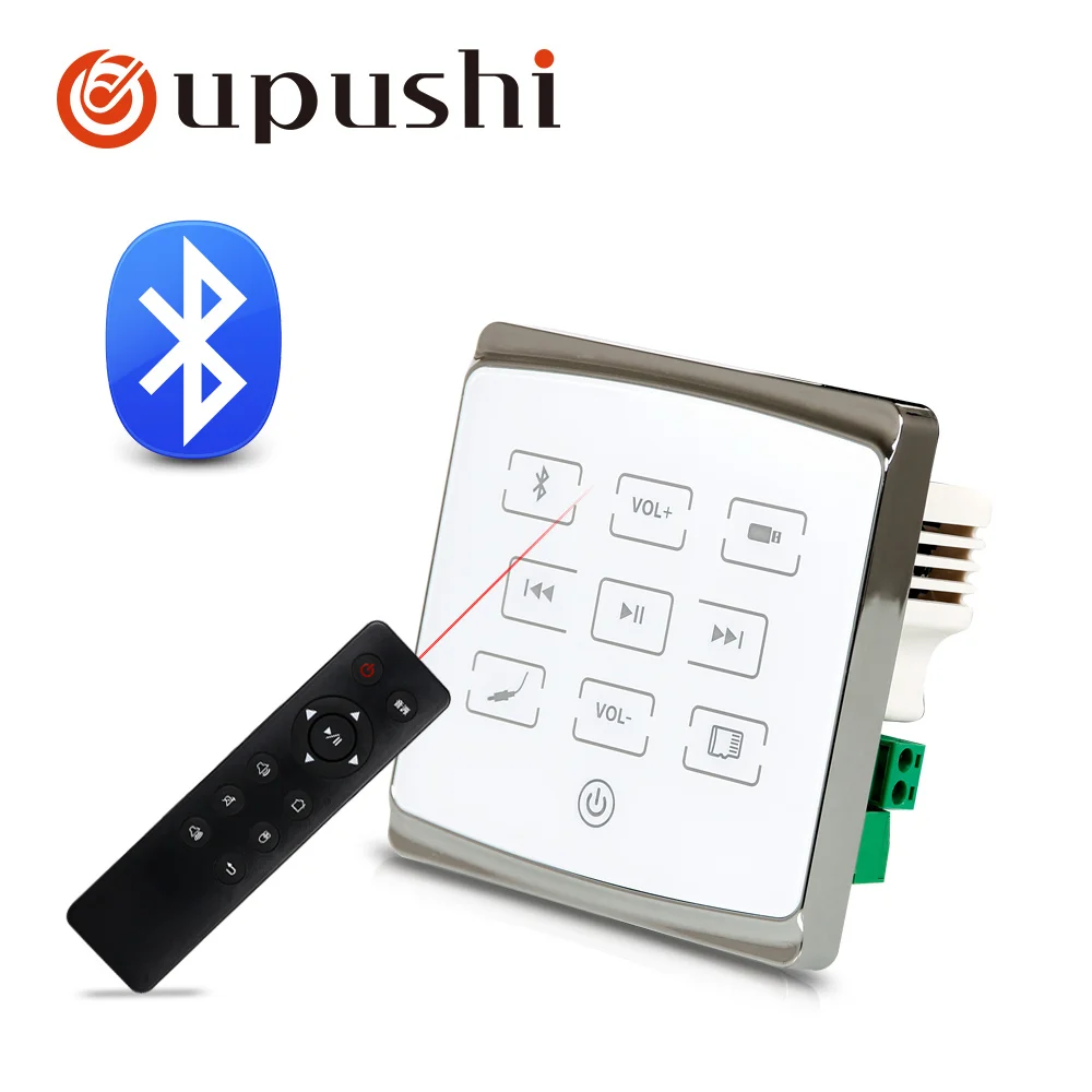 oupushi A1-N Home Audio video ,Bluetooth digital stereo wall amplifierr, Home Theater Digital Cinema with Light bulb switch
oupushi A1-N Home Audio video ,Bluetooth digital stereo wall amplifierr, Home Theater Digital Cinema with Light bulb switch
