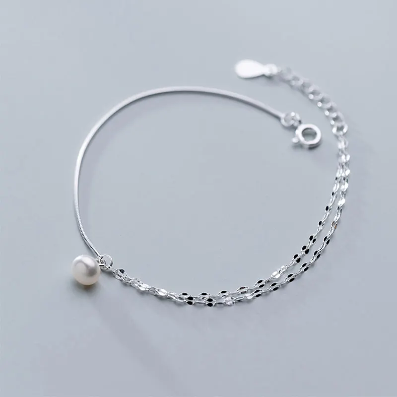 Double layer 925 Sterling Silver Anklets for Women Girl Charm Barefoot Pearl Ankle Chain Leg Bracelet Femme Beach Foot Jewelry
Double layer 925 Sterling Silver Anklets for Women Girl Charm Barefoot Pearl Ankle Chain Leg Bracelet Femme Beach Foot Jewelry
