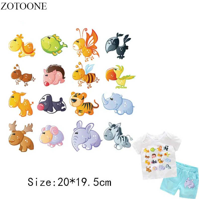 ZOTOONE DIY Cute Animals Patches Ironing For Baby Stickers Heat Transfer Iron On Patch Clothing Family Appliques Tiger Dog Bee D
ZOTOONE DIY Cute Animals Patches Ironing For Baby Stickers Heat Transfer Iron On Patch Clothing Family Appliques Tiger Dog Bee D