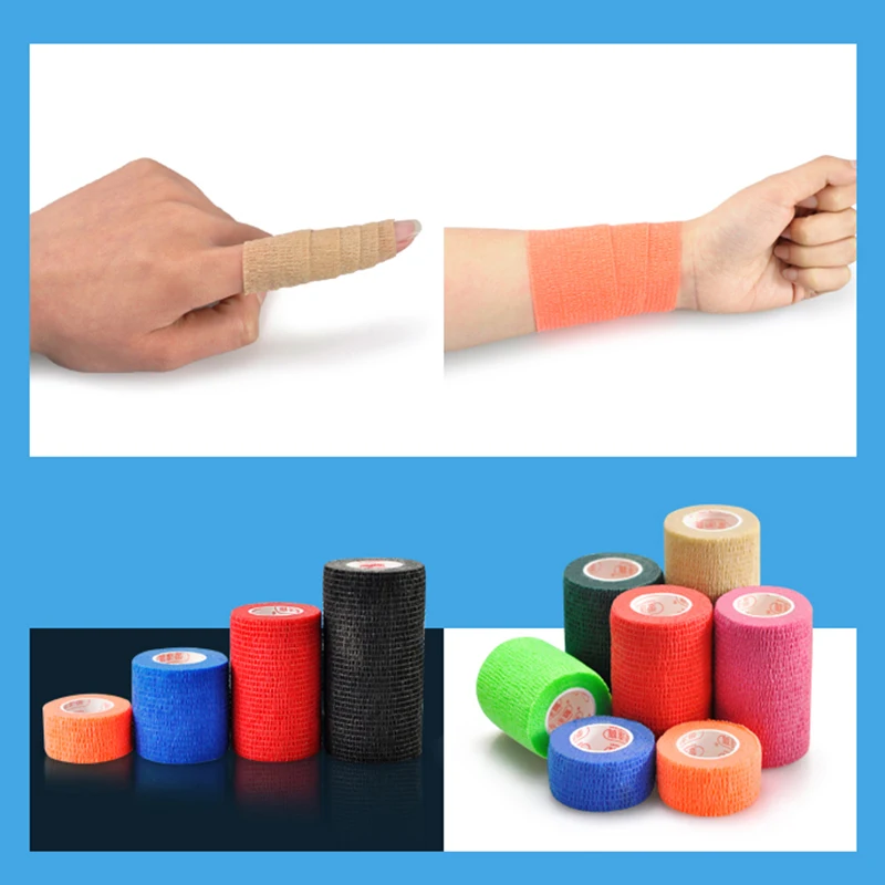 10Rolls/lot Non-woven Elastic Self-adhesive Bandage Wrist Arm Leg Joints Protector Breathable Athletic Adhesive Tape Bandages
10Rolls/lot Non-woven Elastic Self-adhesive Bandage Wrist Arm Leg Joints Protector Breathable Athletic Adhesive Tape Bandages