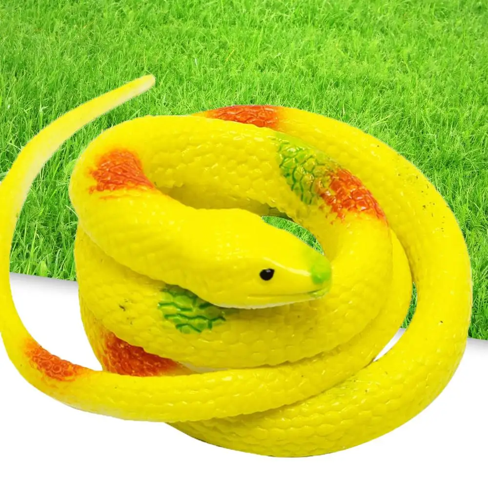 Rubber Snake Toys Snakes Fillers Halloween Prop Joke Soft Funny Gadgets Juguetes for Children Brinquedos &xs | Игрушки и хобби