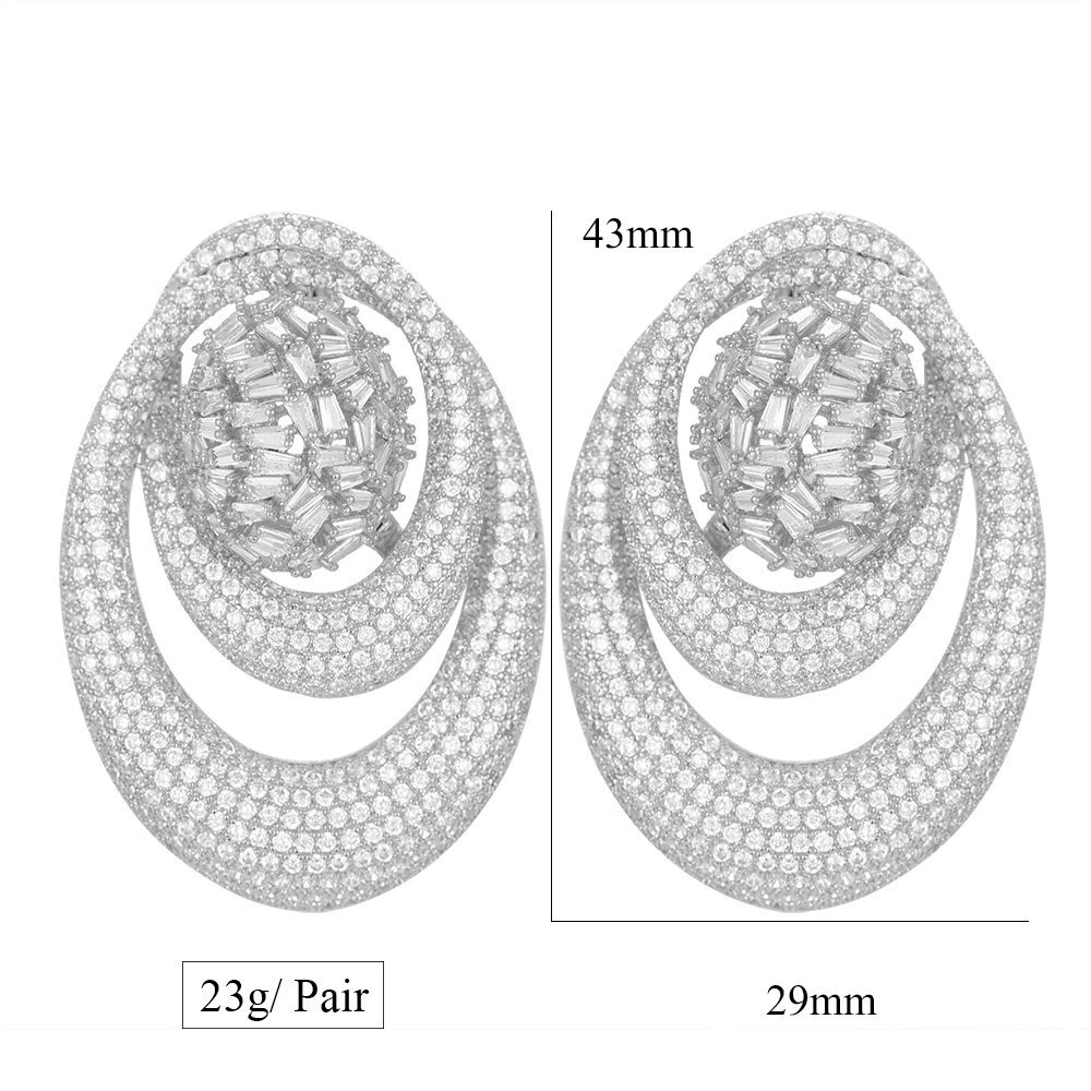 28MM Hot Fashion Jewelry Big Square Stud Earring Women Girl Dubai Bridal Wedding korean Earrings boucle d'oreille femme 2019
28MM Hot Fashion Jewelry Big Square Stud Earring Women Girl Dubai Bridal Wedding korean Earrings boucle d'oreille femme 2019