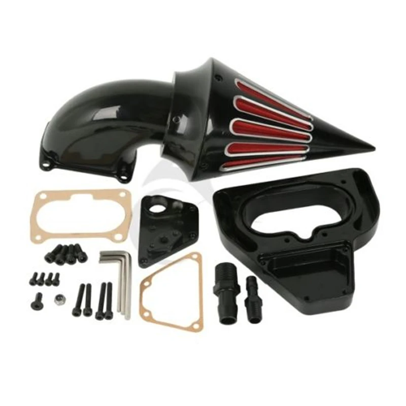Черный конусный Воздухоочиститель для мотоцикла Honda VTX 1800 VTX1800 02 09|Воздушные