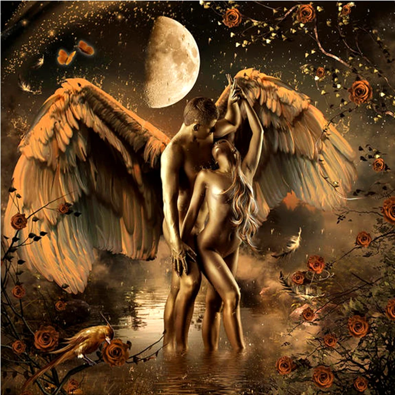 All-round Diamond 5D DIY Diamond Painting "Angel Lover" 3d Embroidery Cross Stitch Rhinestone Mosaic Painting Home Decoration
All-round Diamond 5D DIY Diamond Painting "Angel Lover" 3d Embroidery Cross Stitch Rhinestone Mosaic Painting Home Decoration