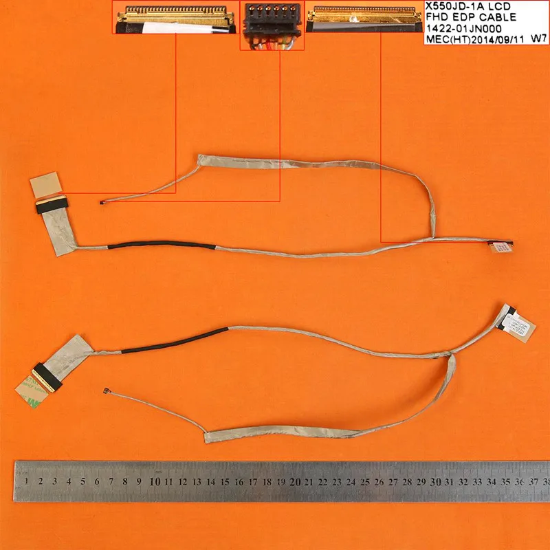 New Laptop Cable For ASUS X550 X550CA X550CC X550CL,Motherboard Interface 30Pin,LCD Screen Interface 40Pin,ORG PN: 1422-01JN000
New Laptop Cable For ASUS X550 X550CA X550CC X550CL,Motherboard Interface 30Pin,LCD Screen Interface 40Pin,ORG PN: 1422-01JN000