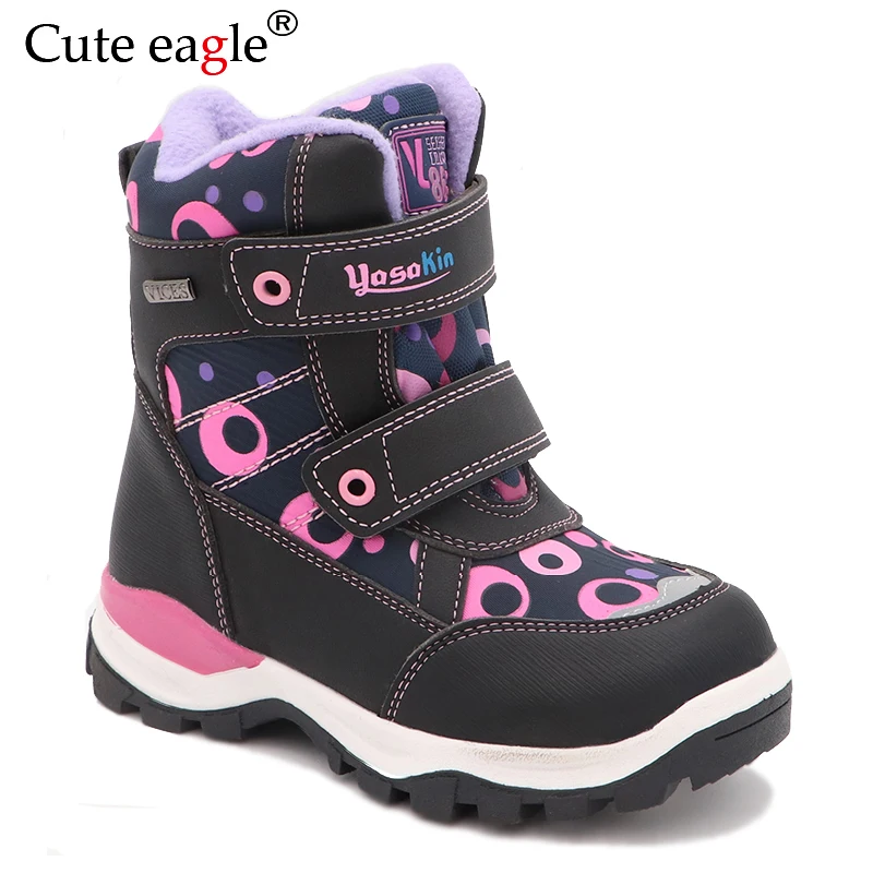 Cute eagle Winter Girls Boots Warm Wool School Outdoor Cute Baby Zipper Boots Plush Rubber Winter Snow Boots Girls EU Size 27-32
Cute eagle Winter Girls Boots Warm Wool School Outdoor Cute Baby Zipper Boots Plush Rubber Winter Snow Boots Girls EU Size 27-32