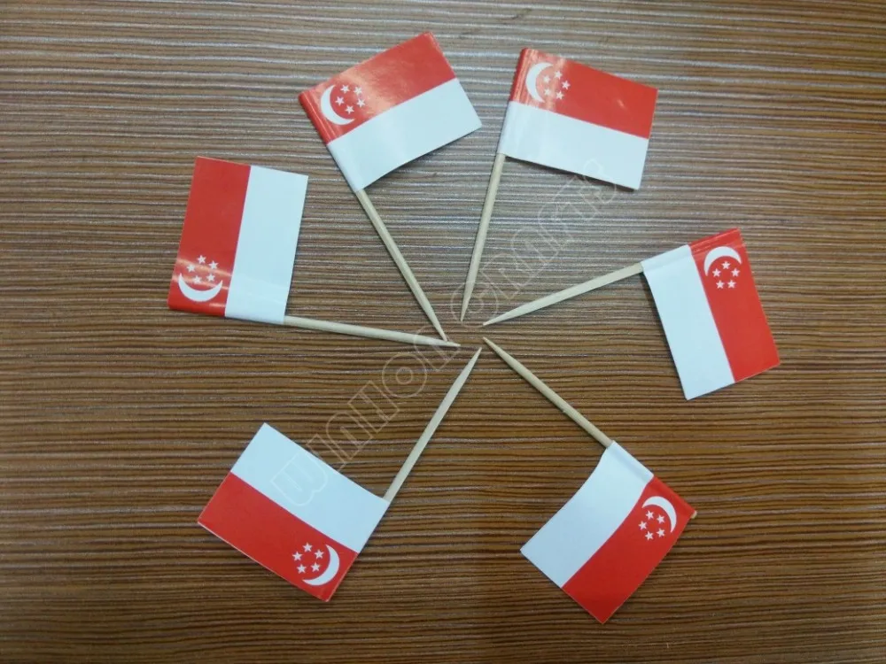 300Pcs Singapore Toothpick Flags Paper Food Picks Cake Toothpicks Cupcake Toppers Fruit Cocktail Sticks Decoration Toothpicks
300Pcs Singapore Toothpick Flags Paper Food Picks Cake Toothpicks Cupcake Toppers Fruit Cocktail Sticks Decoration Toothpicks