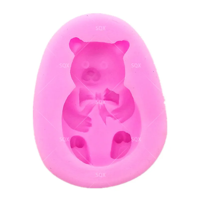 New type little bear fondant cake molds soap chocolate mould for the kitchen baking SQ1607
New type little bear fondant cake molds soap chocolate mould for the kitchen baking SQ1607