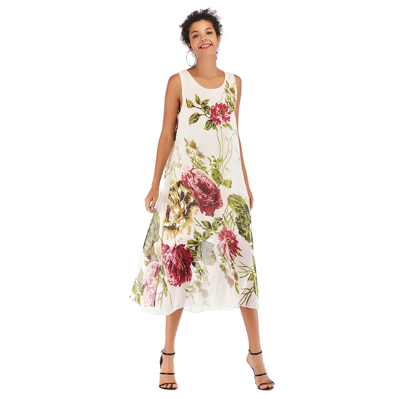 Fashion Sleeveless Vestido Robe Femme Vestido De Festa Sexy Clothes Hollow Out Elegant Summer Floral Dress Women Party Dresses
Fashion Sleeveless Vestido Robe Femme Vestido De Festa Sexy Clothes Hollow Out Elegant Summer Floral Dress Women Party Dresses