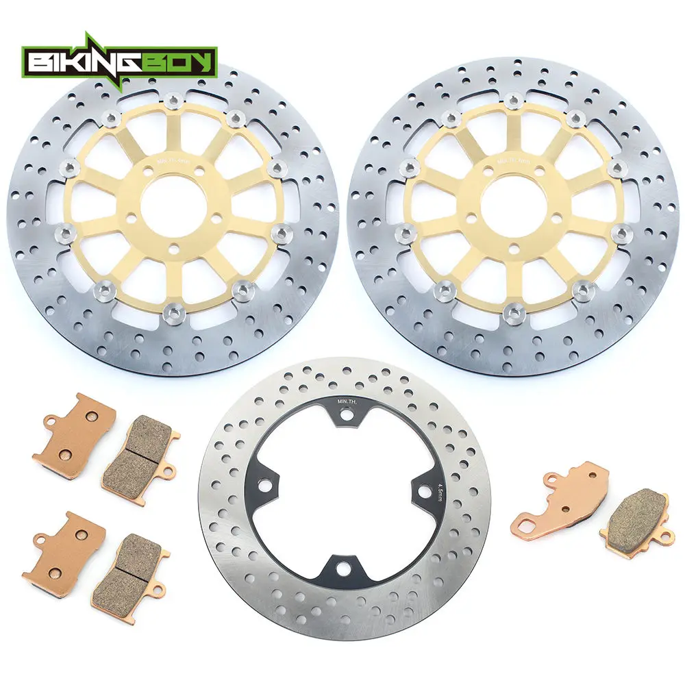 BIKINGBOY Front Rear Brake Discs Rotors Disks + Pads For Kawasaki ZX9R Ninja 02 03 ZX-9R ZX9-R ZX 900 E Motorcycle 320mm 220mm
BIKINGBOY Front Rear Brake Discs Rotors Disks + Pads For Kawasaki ZX9R Ninja 02 03 ZX-9R ZX9-R ZX 900 E Motorcycle 320mm 220mm