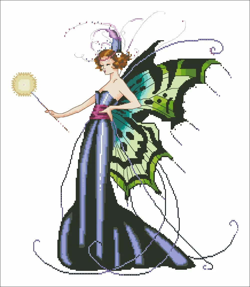 Needlework 14CT 16CT 18CT Cross Stitch, DIY Count Cross Stitch, Embroidery Set, MD122 Peridot Fairy
Needlework 14CT 16CT 18CT Cross Stitch, DIY Count Cross Stitch, Embroidery Set, MD122 Peridot Fairy