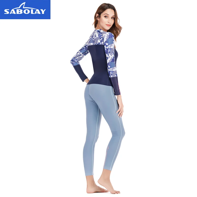 Swimwear Women Rashguard Long Sleeve Swimsuit Female UPF 50+ Surf Suit Swim Shirt Pant For Surfing Water Sports Clothes
Swimwear Women Rashguard Long Sleeve Swimsuit Female UPF 50+ Surf Suit Swim Shirt Pant For Surfing Water Sports Clothes