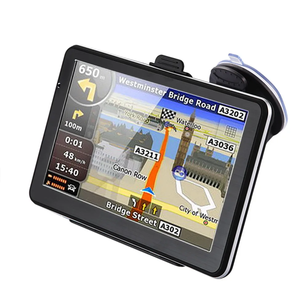 7 "Автомобильный GPS навигатор Fm + 4 Гб MP4/Video play Navigaror бесплатная карта|navigator windows