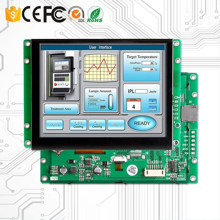 8 Inch Human Machine Interface Touch Dipslay with Controller + Program + Touch Screen + UART Interface
8 Inch Human Machine Interface Touch Dipslay with Controller + Program + Touch Screen + UART Interface