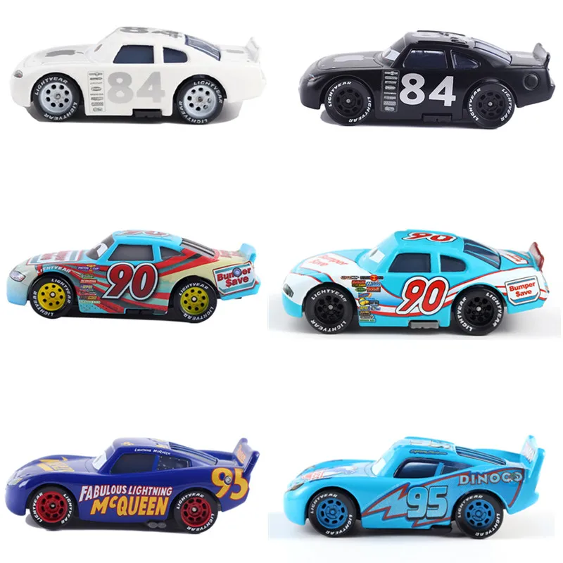 Фото Disney Pixar Cars 3 игрушки номер гоночная семья 1:55 литой металлический - купить
