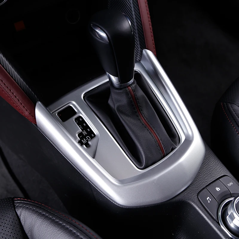 ABS Black and Silver Carbon Fiber Gearshift Decorative Cover Trim for Mazda CX-3 CX3 2016 2017 Interior Decoration Accessories
ABS Black and Silver Carbon Fiber Gearshift Decorative Cover Trim for Mazda CX-3 CX3 2016 2017 Interior Decoration Accessories