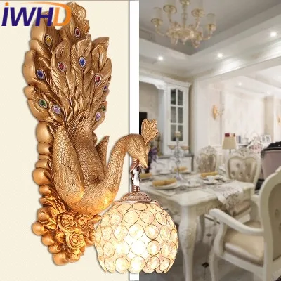 IWHD Peacock Resin LED Wall Lamp Modern Crystal Wall Light Fixtures Fashion Iron Sconce Home Decor Lighting Stairs Luminaire
IWHD Peacock Resin LED Wall Lamp Modern Crystal Wall Light Fixtures Fashion Iron Sconce Home Decor Lighting Stairs Luminaire