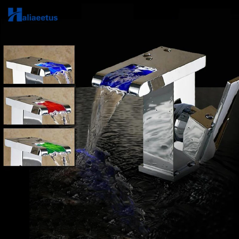Water Power LED Light Basin Faucet For bathroom.Chrome Temperature Sensor Single Handle Water Light Sink Mixer Tap
Water Power LED Light Basin Faucet For bathroom.Chrome Temperature Sensor Single Handle Water Light Sink Mixer Tap