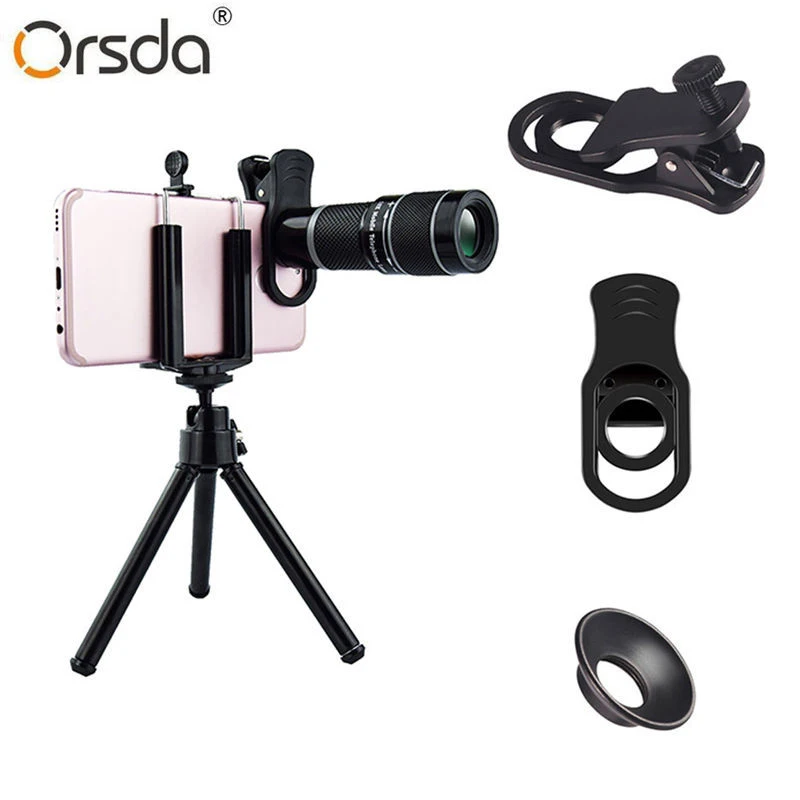 Orsda мобильный телефон HD 18X телеобъектив для iPhone смартфон линзы камеры телескоп