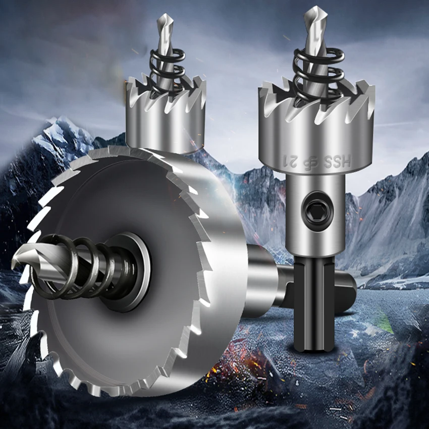 1PC Detachable HSS Centering Drill Bit Hole Saw Cutter Drilling for Wood Stainless Steel Metal Iron Alloy Cutting 12-20.5mm
1PC Detachable HSS Centering Drill Bit Hole Saw Cutter Drilling for Wood Stainless Steel Metal Iron Alloy Cutting 12-20.5mm