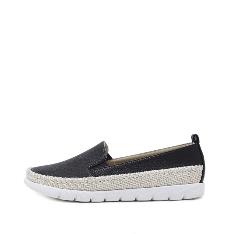 NIUFUNI 2020 Autumn Women's Leather Loafers Fashion Ballet Flats Beige Black Shoes Casual Woman Slip On Boat Shoes Moccasins
NIUFUNI 2020 Autumn Women's Leather Loafers Fashion Ballet Flats Beige Black Shoes Casual Woman Slip On Boat Shoes Moccasins