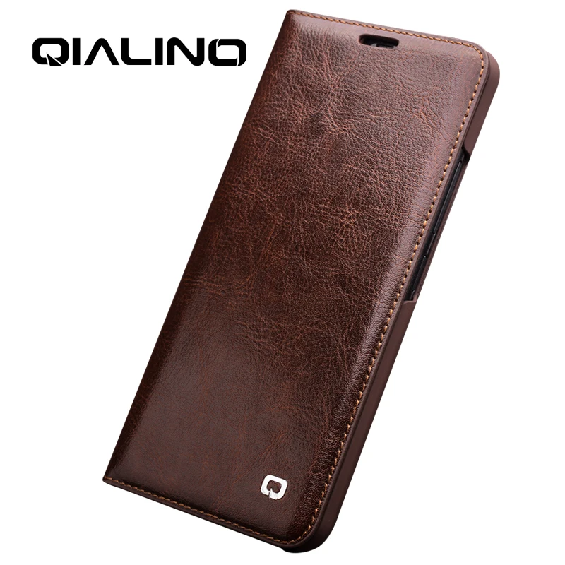 QIALINO Genuine Leather Luxury Flip Case for Vivo X 21 Gorgeous Simple Handmade Fashion Cover Card Slot for Vivo X 21 6.28 inch
QIALINO Genuine Leather Luxury Flip Case for Vivo X 21 Gorgeous Simple Handmade Fashion Cover Card Slot for Vivo X 21 6.28 inch