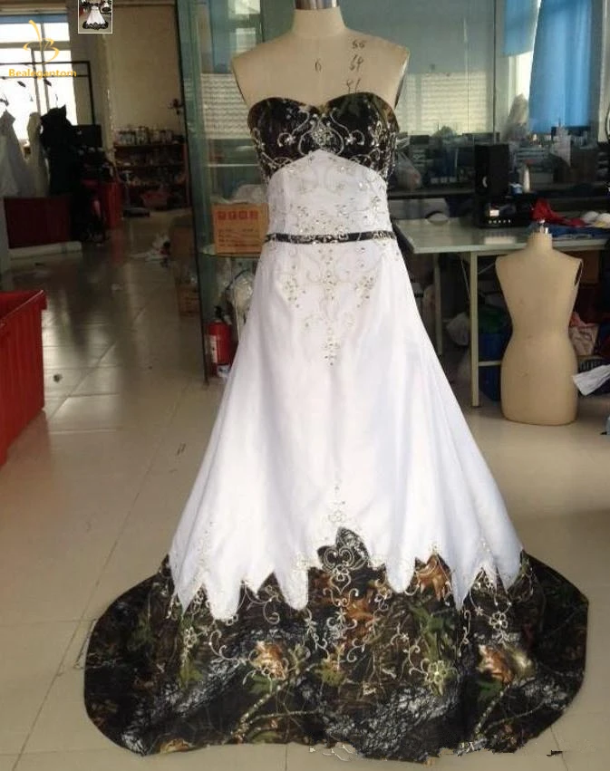 Bealegantom 2019 New Sexy Sweetheart White and Camouflage Wedding Dresses Lace Up Camo Bridal Gowns Vestido De Novia QA1428
Bealegantom 2019 New Sexy Sweetheart White and Camouflage Wedding Dresses Lace Up Camo Bridal Gowns Vestido De Novia QA1428