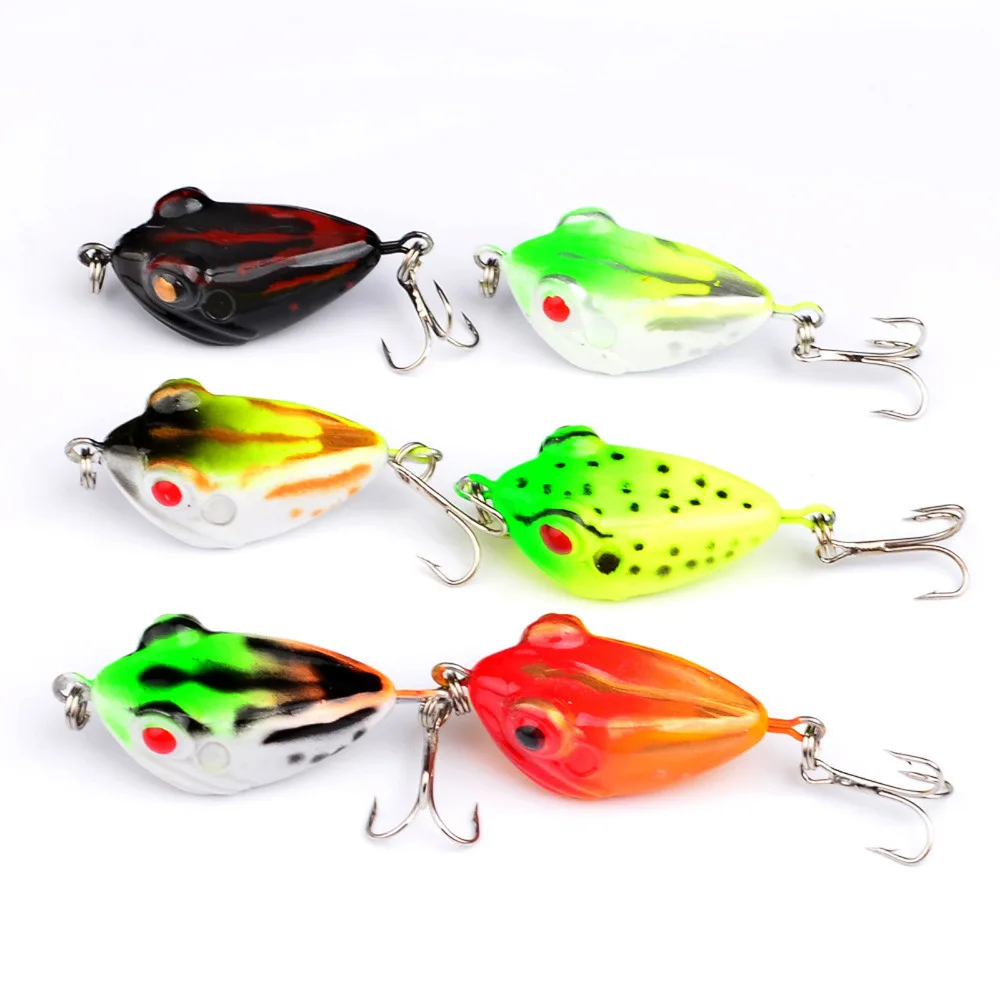 6PCS Sea Fishing Minnow Crankbait Crank Frog Fish Bass lure hook baits 4cm/6g Free shipping
6PCS Sea Fishing Minnow Crankbait Crank Frog Fish Bass lure hook baits 4cm/6g Free shipping