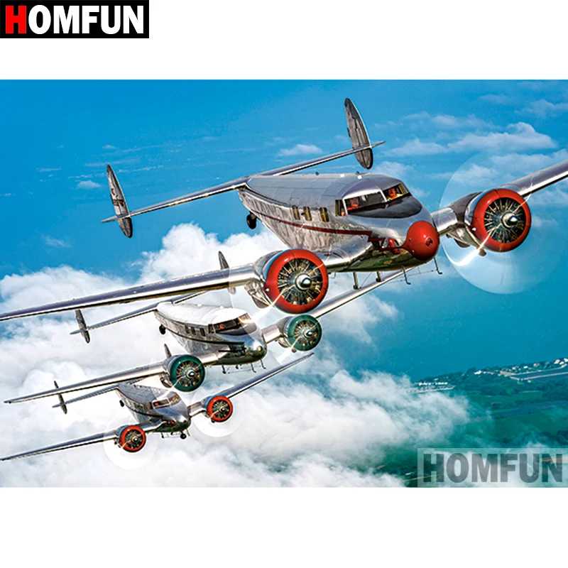 HOMFUN 5D DIY Diamond Painting Full Square/Round Drill "Aircraft scenery" Embroidery Cross Stitch gift Home Decor Gift A08494
HOMFUN 5D DIY Diamond Painting Full Square/Round Drill "Aircraft scenery" Embroidery Cross Stitch gift Home Decor Gift A08494