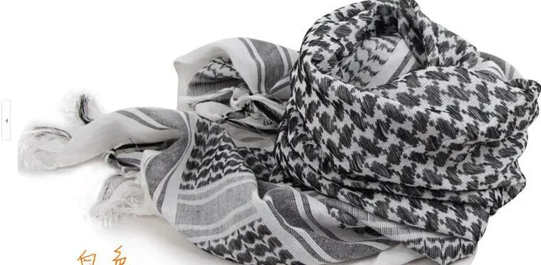 Military Shemagh Army Desert Keffiyeh Arab Scarf Shawl Neck Cover Head Wrap