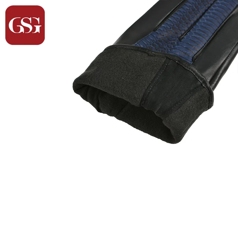 GSG Snake Zipper Men Leather Gloves Embossed Patchwork Warm Lined Driving Gloves Genuine Leather Winter Touchscreen Mittens
GSG Snake Zipper Men Leather Gloves Embossed Patchwork Warm Lined Driving Gloves Genuine Leather Winter Touchscreen Mittens