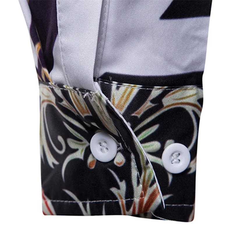 2018 Vintage Spring Casual shirt men slim fit male Palace Floral printing dress shirt winter long sleeve patchwork mens shirts
2018 Vintage Spring Casual shirt men slim fit male Palace Floral printing dress shirt winter long sleeve patchwork mens shirts