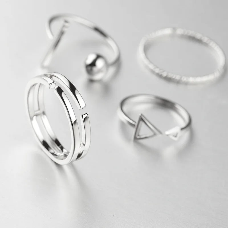 Four Piece/Lot Combination Adjustable Rings Electroplated Geometric Midi Rings Ornament for Women
Four Piece/Lot Combination Adjustable Rings Electroplated Geometric Midi Rings Ornament for Women